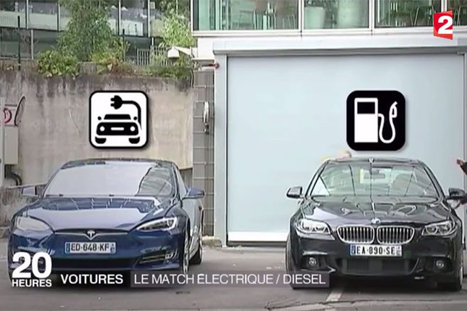 Electrique VS Diesel : le match au JT de 20 Heures de France 2
