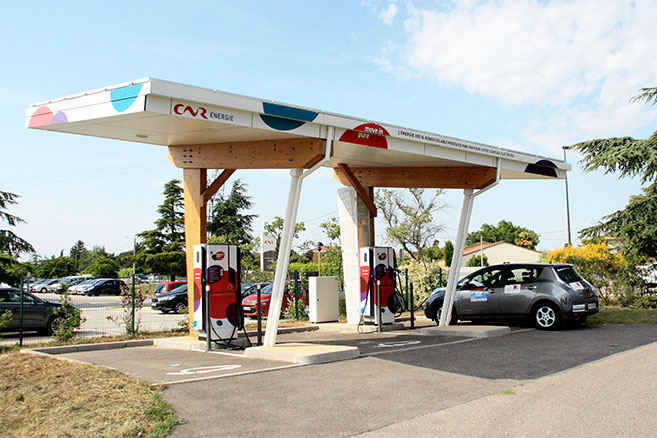 Station de charge rapide de la CNR