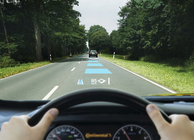 HUD en réalité augmentée - Système Continental