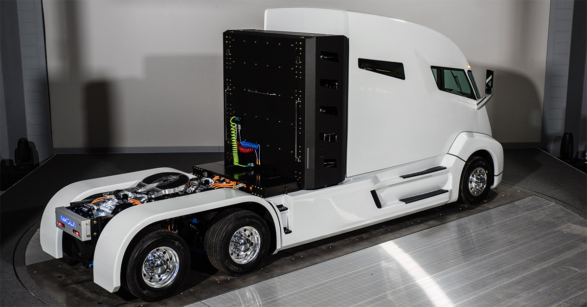 Camion Nikola One hydrogène