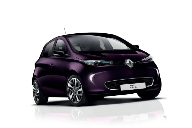 Renault Zoé Violet Blueberry