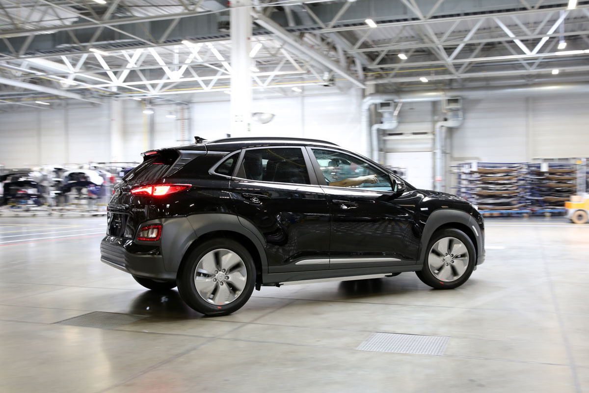 Hyundai Kona électrique usine République Tchèque
