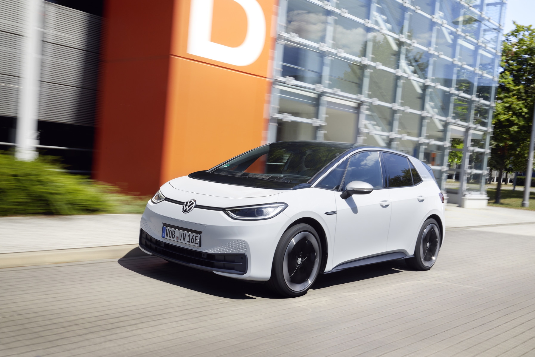 Volkswagen ID.3 blanche