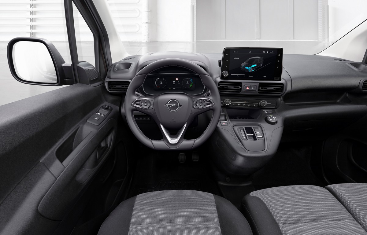 L'intérieur de l'Opel Combo-e Cargo