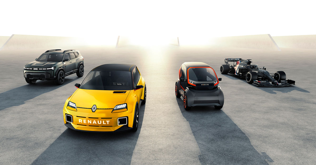 Renault Five Mobilize Alpine Dacia Renaulution 2021