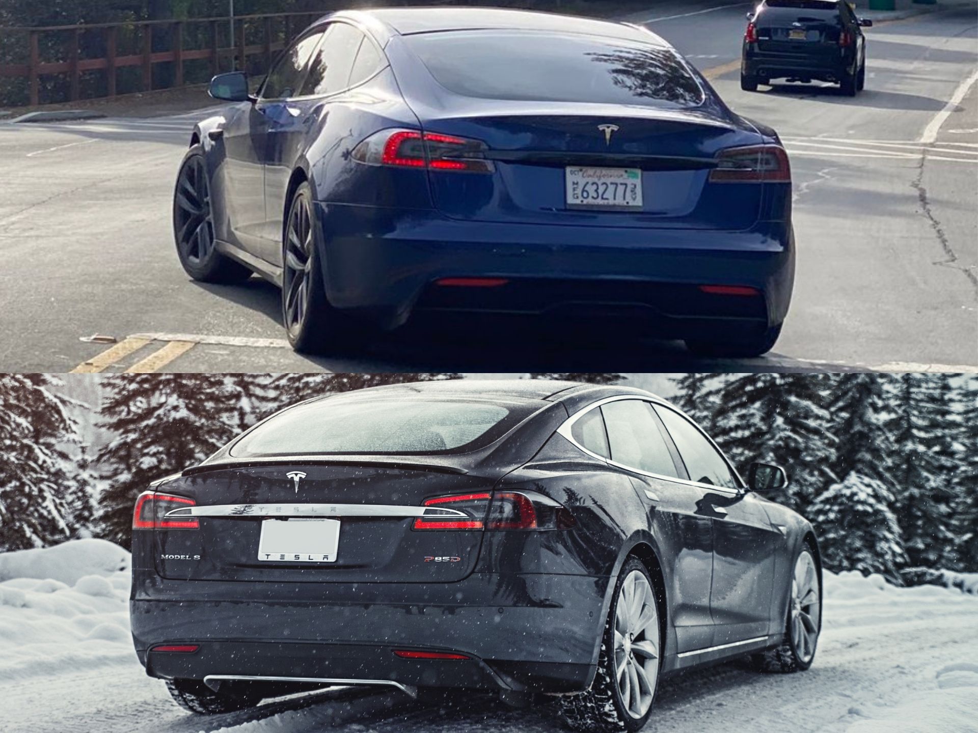 Tesla Model S Plaid prototype vs 2017