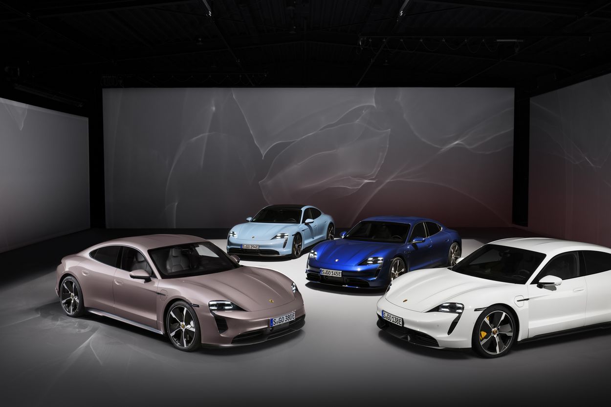 La gamme Porsche Taycan 2021