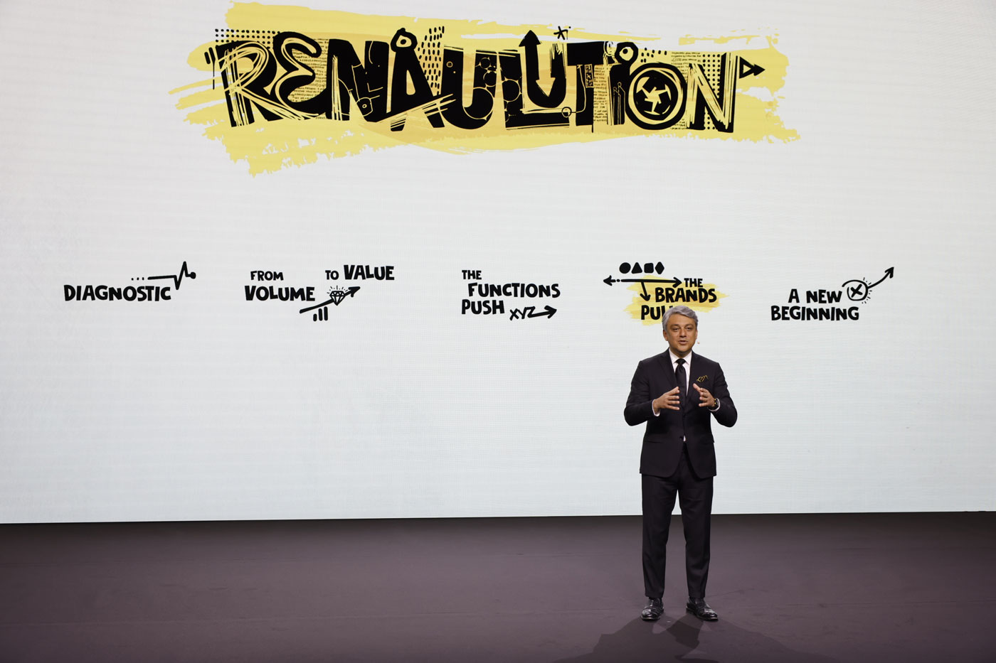 Luca de Meo présente le plan Renaulution