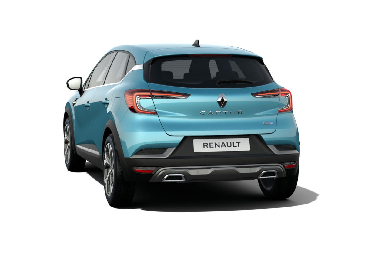 Renault Captur E-Tech Plug-In RS Line 2021 arrière bleu