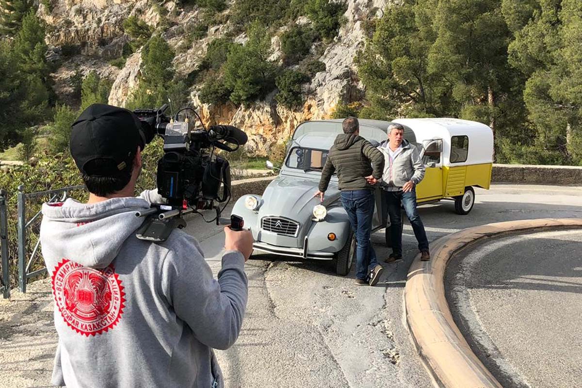 Tournage de l'émission Vintage Mecanic