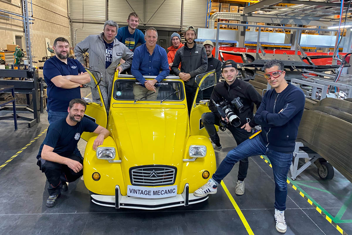 Tournage de l'émission Vintage Mecanic