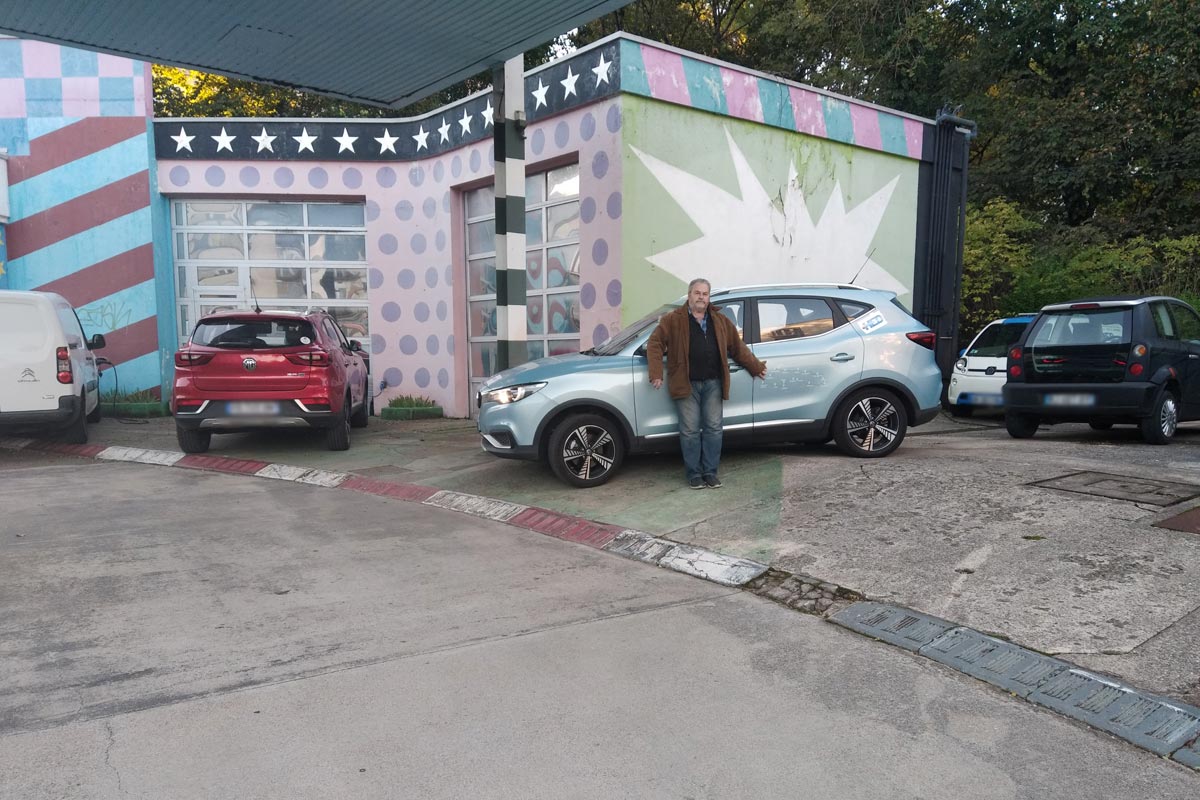 Philippe Guiton et sa MG ZS EV