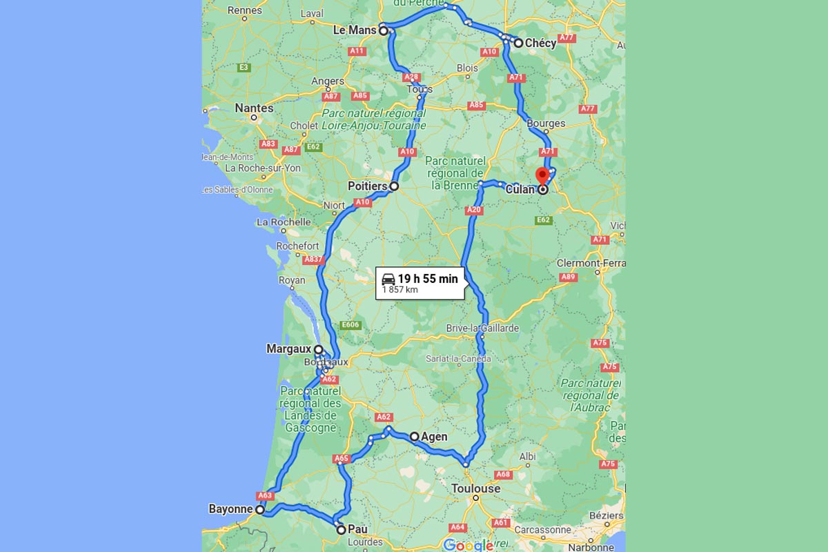 Trajet d'Alain Fournier en Hyundai Ioniq 5