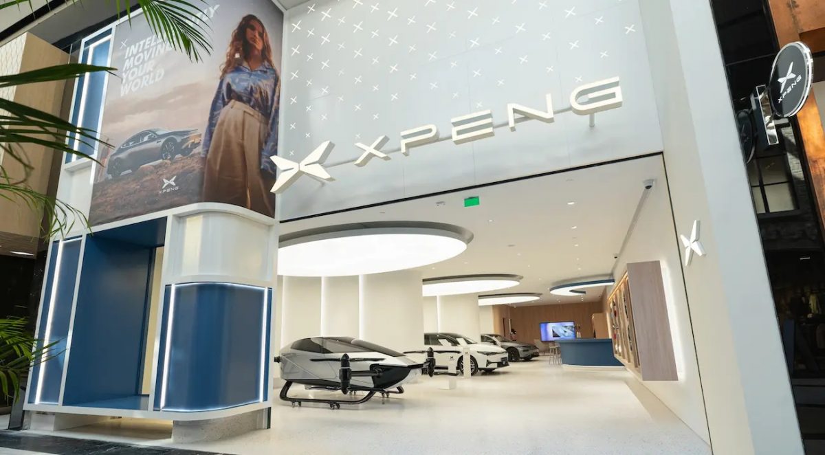 Boutique Xpeng aux Pays-Bas