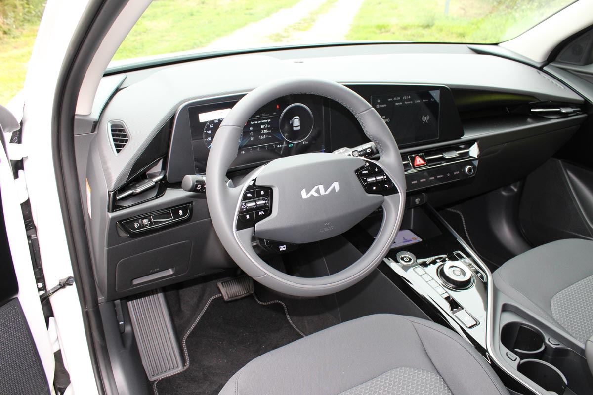 A l'intérieur d'un Kia Niro EV