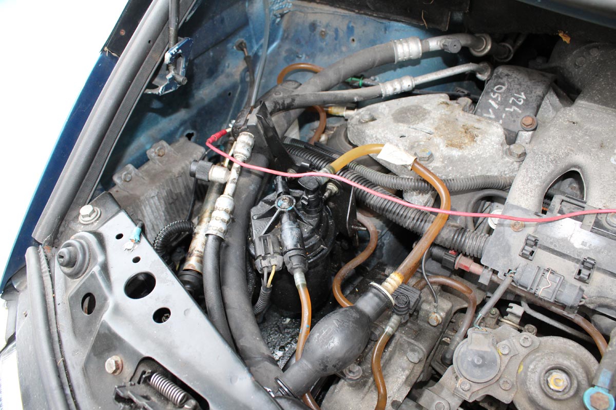 Installation pour rouler à l'huile de friture avec un Renault Espace 3