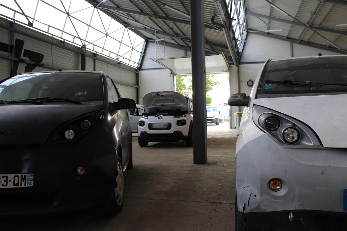 Dans le e-Garage Revolte de Nantes