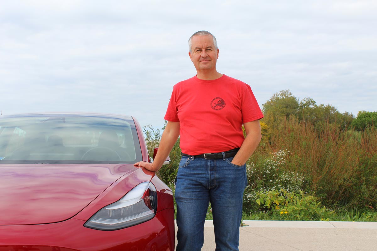 European Electric Cannonball en Tesla Model 3