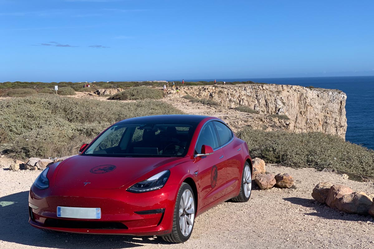 European Electric Cannonball en Tesla Model 3
